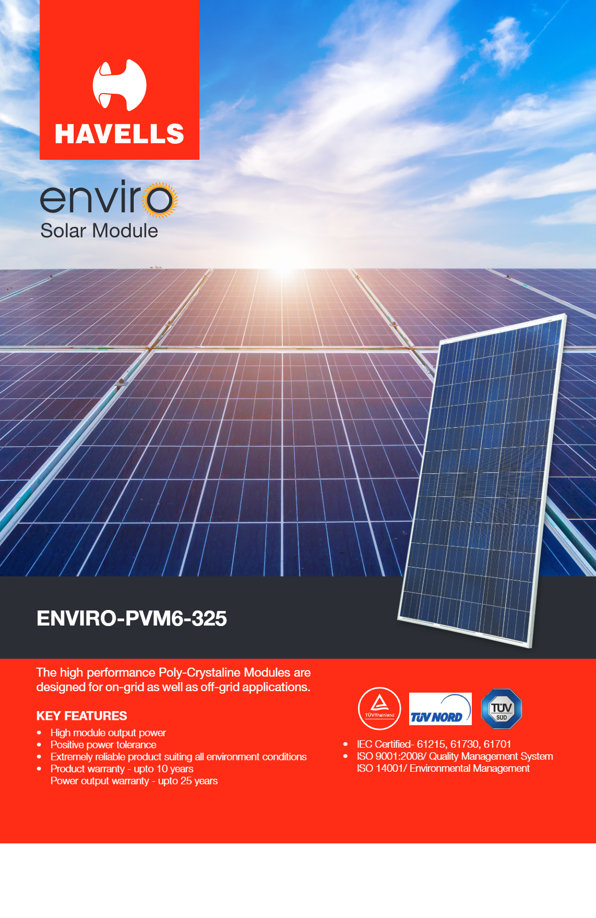 Havells Solar PV Panel